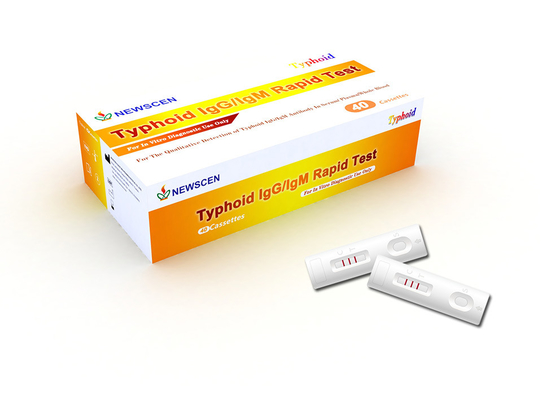 Huis Één Snelle Test In vitro van IgG IgM van de Stap de Kenmerkende Tyfus