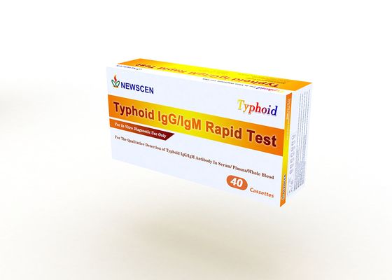 Van de Tyfusigg IgM van het infectieziekte30ul Plasma de Snelle Test